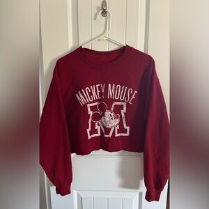 Cropped Mickey Sweatshirt